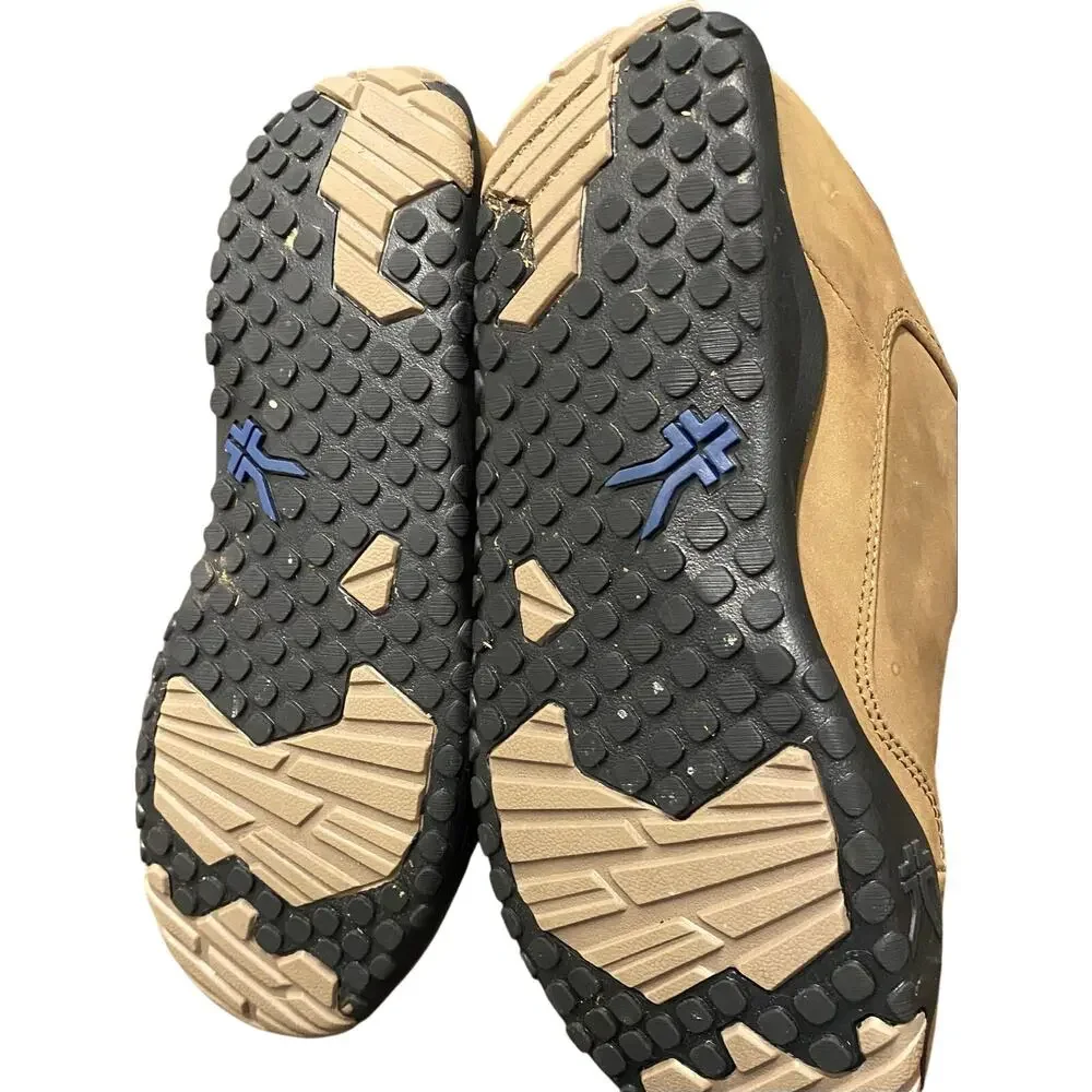 KURU Men's 10 Brown Leather Comfort Walking Shoes Orthopedic Trail Casual Dad